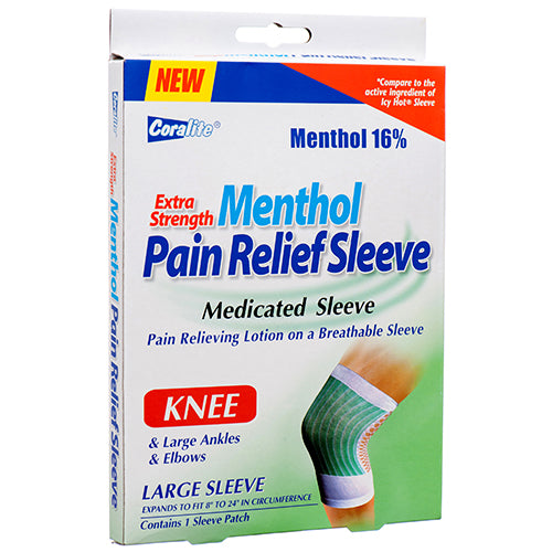 pain relief patches - coralite knee menthol -- 24 per case