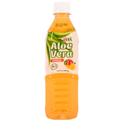 vinut aloe vera juice w mango flavor 16.9oz -- 24 per case