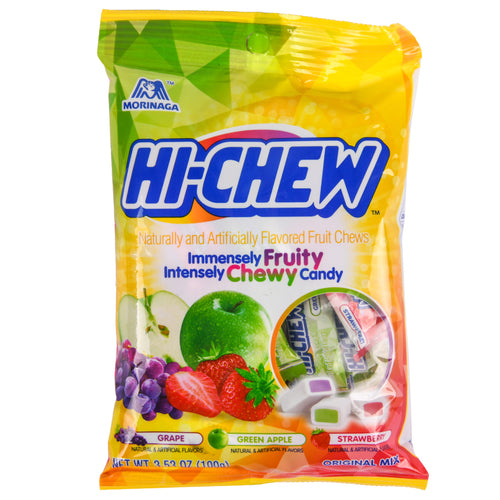 hi-chew fruity chewy artificial flavored fruit chews 3.53 oz. -- 6 per case