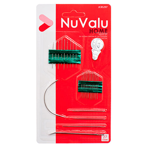 nuvalu needle set with blister card  -- 24 per box