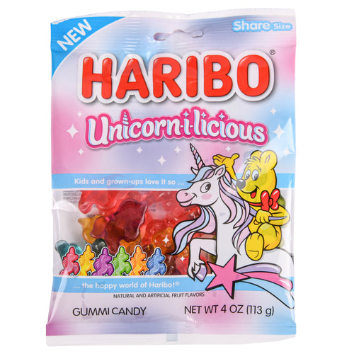 haribo unicorn-i-lious 4 oz -- 12 per case