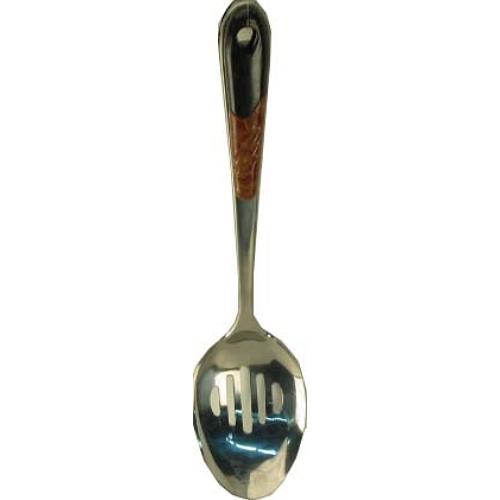 stainless steel slotted spoons with bakelite handle  -- 36 per box