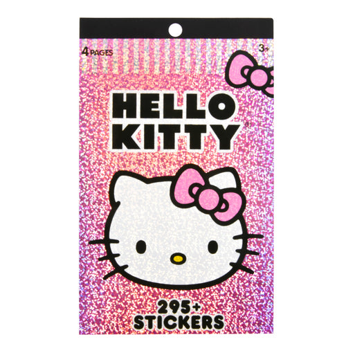 sticker pad hello kitty w foil cover 4 sheets -- 36 per box