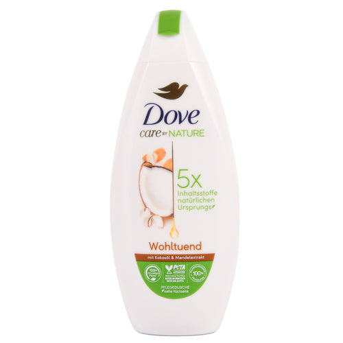 dove care nature body wash coconut 250 ml -- 12 per case