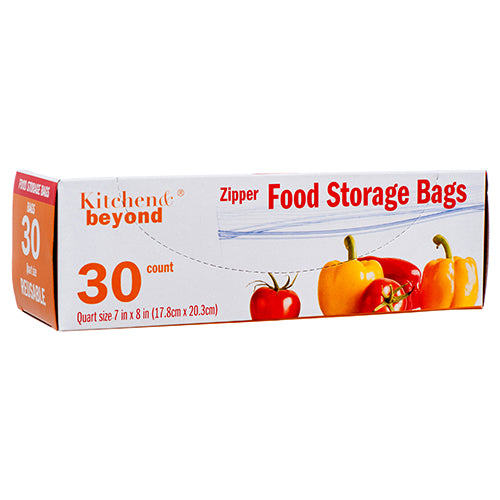 home and garden storage zipper bags - 1 qt - -  -- 24 per case