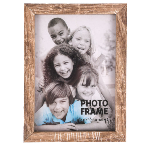 photo frame 5x7 mdf wood color -- 24 per case