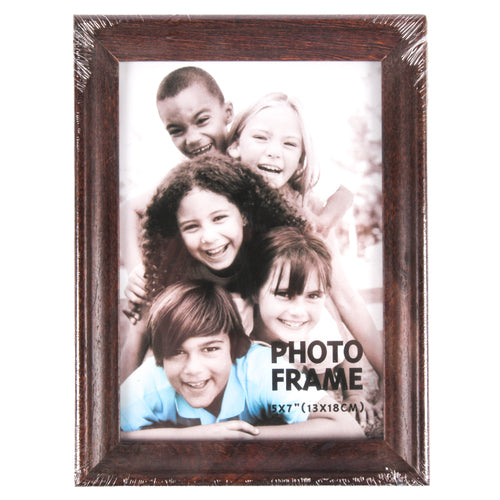 photo frame 5x7 dark wood color -- 24 per case