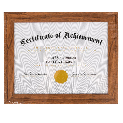 document frame 8.5 x 11 lb30012-3 -- 12 per case