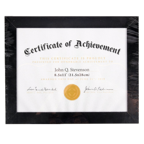 document frame black 8.5 x 11 lb2007 -- 12 per case