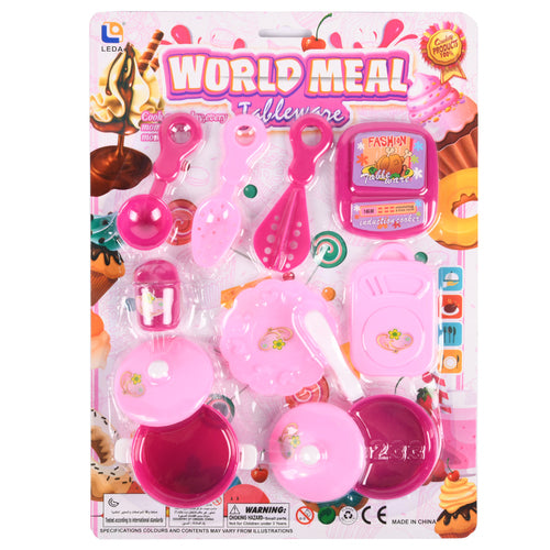 toy kitchen set world meal -- 24 per box