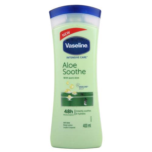 vaseline lotion aloe soothe 400 ml -- 6 per box