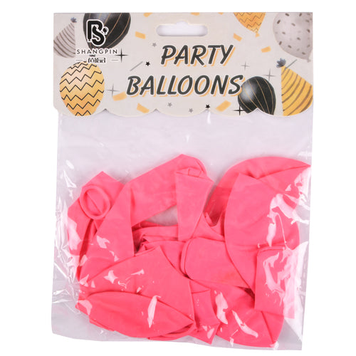 party balloon pink -- 12 per box