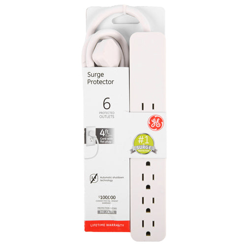 ge surge protector 840j six outlet -- 8 per case