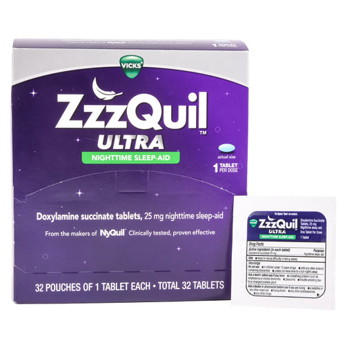 v zzzquil ultra tablets 1 ct display box -- 32 per box