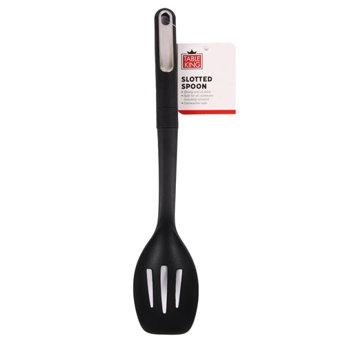 table king nylon slotted spoon -- 12 per box