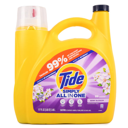 tide simply detergent berry blossom 117 oz -- 4 per case