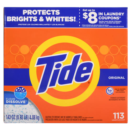 tide powder original 143 oz -- 2 per case