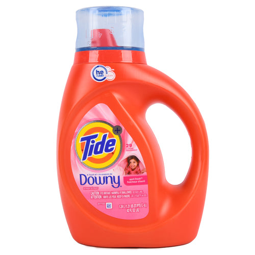 tide plus downy detergent april fresh 42 oz -- 6 per case