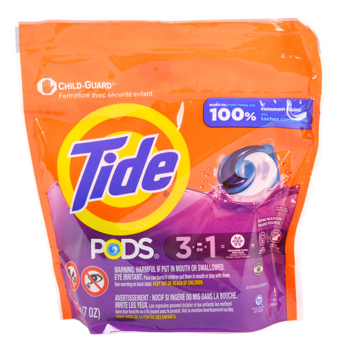 tide pods 3in1 spring meadow 9 ct -- 6 per case