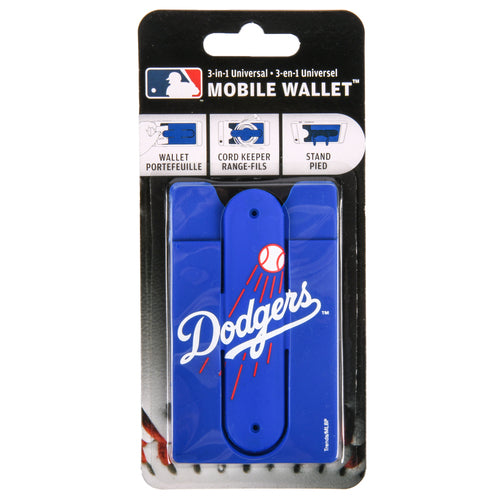 mlb los angeles dodgers 3in1 mobile wallet -- 6 per box