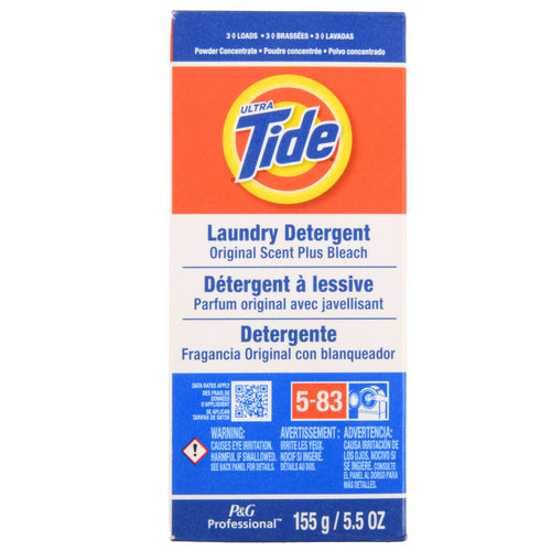 tide laundry detergent w bleach 5.5 oz -- 14 per case