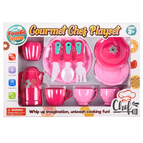 toy gourment chef playset 3 asst colors -- 6 per case