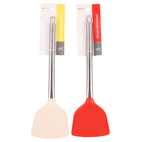 wefun silicone spatula asst color 1pc -- 12 per box