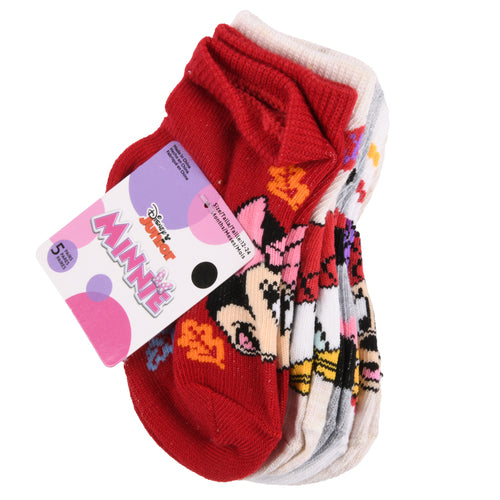 minnie kids socks asst sz 12-24 months 5-pr -- 60 per case