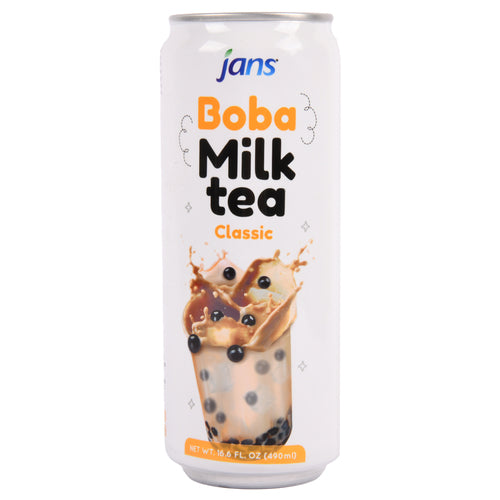 jans boba milk tea classic 16.6 oz -- 24 per case