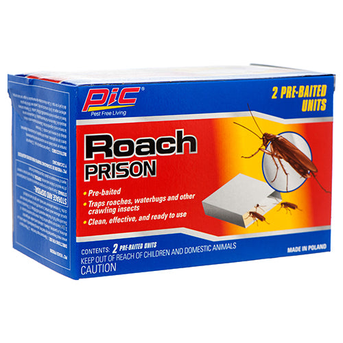 pic roach traps 2pc - home & garden -- 12 per case