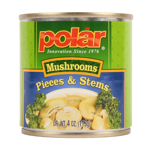 polar mushroom pieces and stems 4 oz -- 12 per case