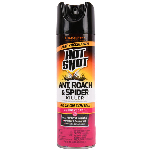 hot shot ant roach spider fresh floral scent 21.8oz -- 6 per case