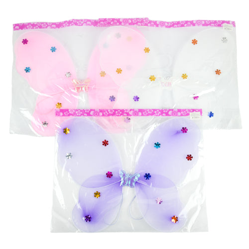 toy party wings butterfly asst clrs -- 12 per box