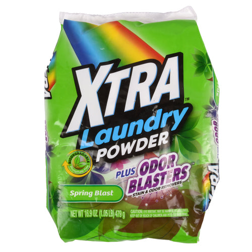 xtra laundry powder odor blaster 16.9 oz -- 12 per case