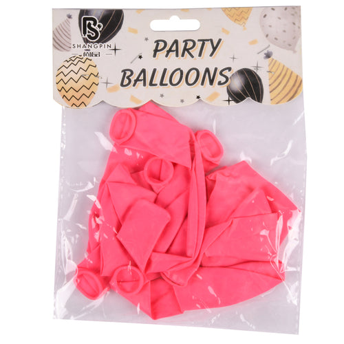 shangpin party balloons pink -- 12 per box