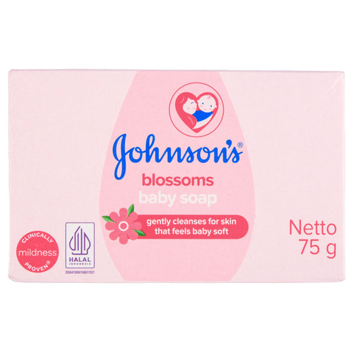 johnson s baby soap blossoms 75 gr -- 96 per case