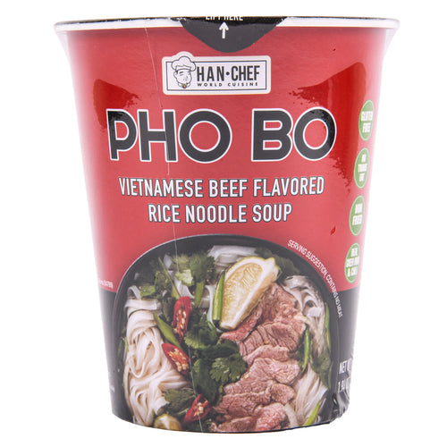 han-chef pho bo rice noodle soup 1.94-oz -- 12 per case