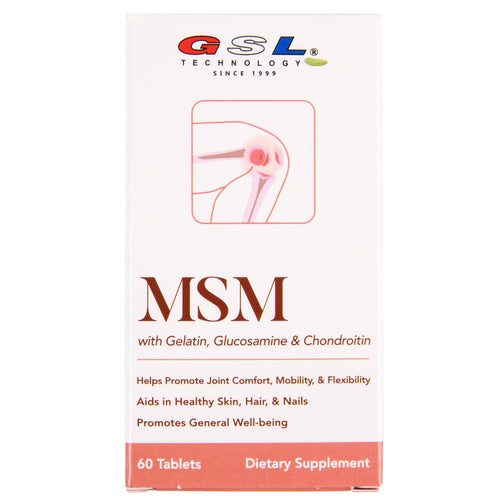 gsl msm complex 60 tablets -- 20 per case