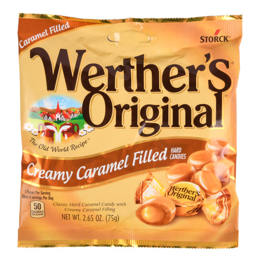 werther s creamy caramel filled 2.65 oz -- 12 per case