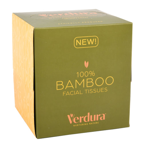 verdura bamboo facial tissue 80ct 2-ply -- 24 per case