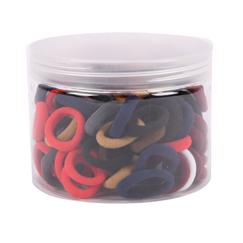 hair ties asst colors -- 12 per box