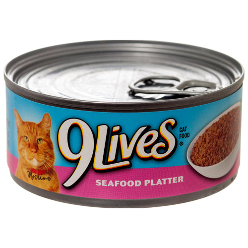 9 lives seafood platter - 24 pack -  -- 24 per case