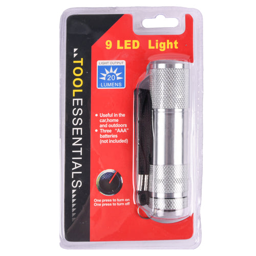 9 led flash light -- 12 per box