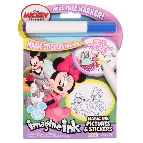 minnie friends imagine ink game book w marker -- 12 per case