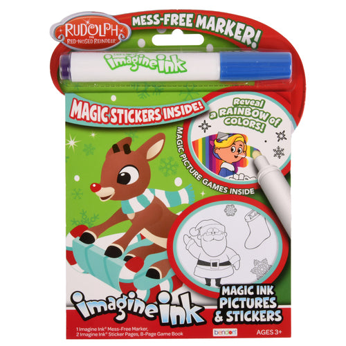 rudolph imagine ink game book w marker -- 24 per case