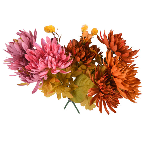 artificial flower cinerania daisy 2 asst colors -- 24 per case