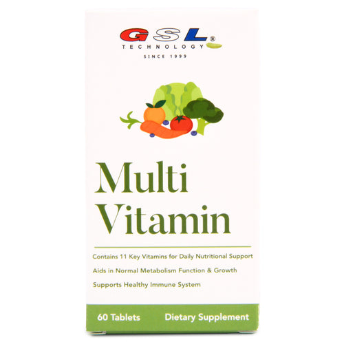 gsl multivitamin supplement 60 tablets -- 20 per case