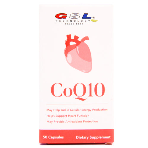 gsl coq10 50 tablets -- 20 per case