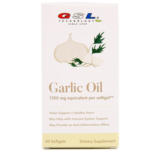 gsl garlic oil 60 tablets -- 20 per case