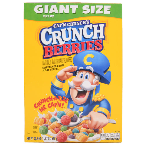 cap n crunch berries cereal giant sz 23.9-oz -- 6 per case